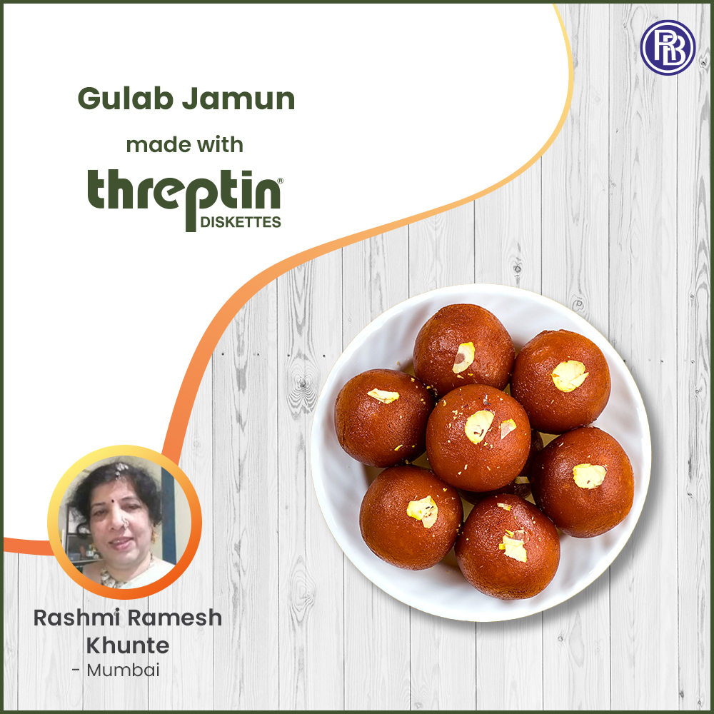 Healthy Gulab Jamun with Threptin