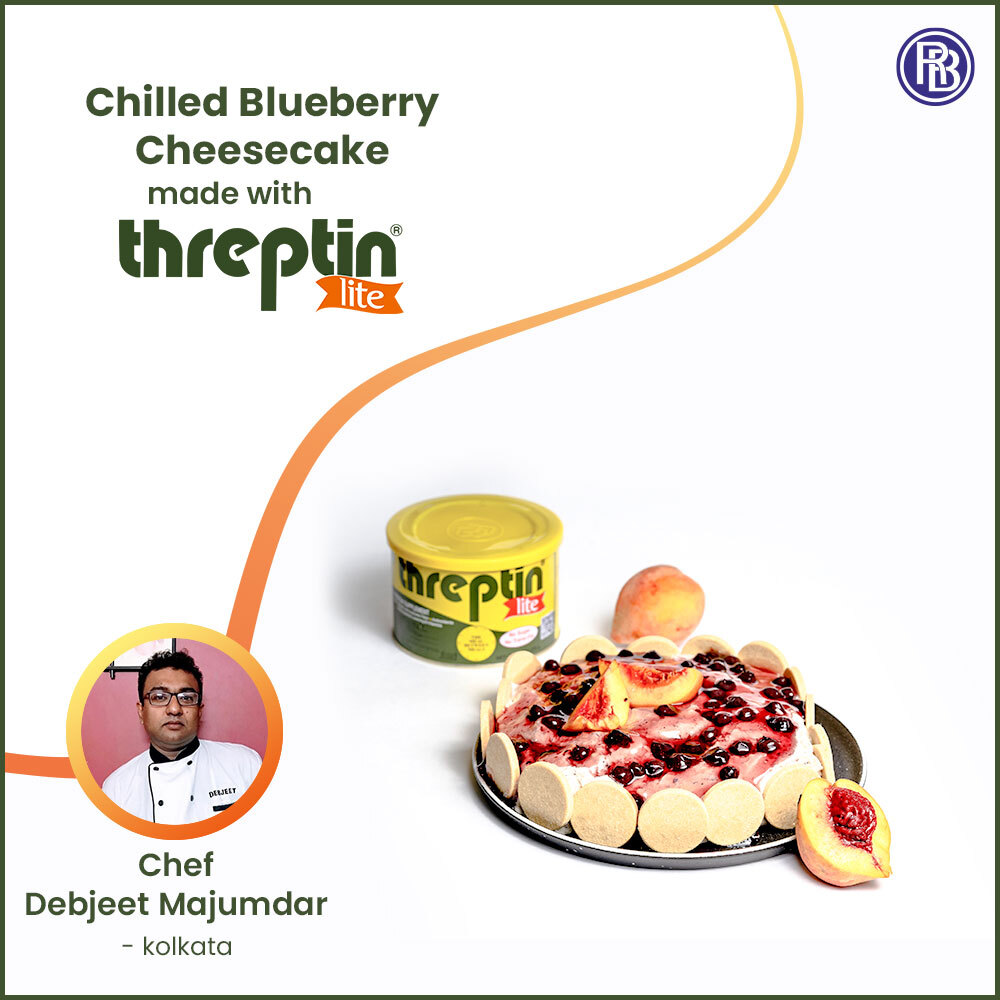 Chilled Blueberry Cheesecake